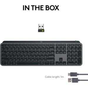 Logitech 920-011563 Logitech MX Keys S Wireless Keyboard - Graphite