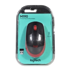 Logitech 910-005915 Logitech M190 Wireless Mouse - Red