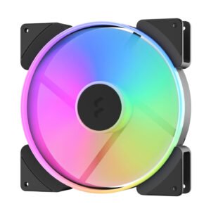 Fractal Design FD-FAN-PRI-AL18-PWM Prisma AL-18 ARGB PWM Fan - Single Pack