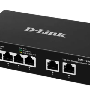 D-Link DMS-F206XT 4-Port 2.5G and 2-Port 10G Web Managed Ethernet Switch