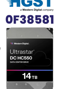 Western Digital 0F38581 3.5in 26.1MM 14000GB 512MB 7200RPM SATA ULTRA 512E SE NP3