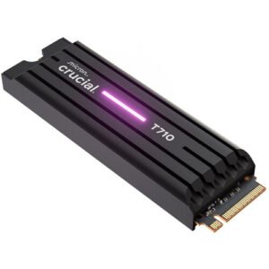 Crucial CT4000T710SSD5 Crucial® 4TB T710 PCIe Gen5 NVMe™ 2280 M.2 SSD with heatsink