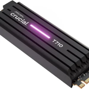 Crucial CT2000T710SSD5 Crucial® 2TB T710 PCIe Gen5 NVMe™ 2280 M.2 SSD with heatsink