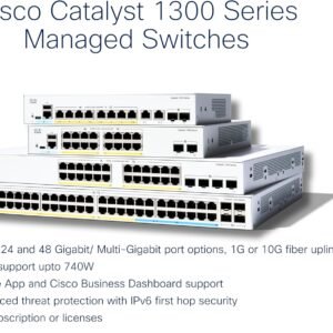 Cisco Catalyst 1300X 24-port GE, 4x10G SFP+ (C1300X-24T-4X)