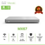 Cisco Meraki MX67 Router/Security Appliance (MX67)