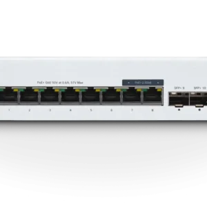 Cisco Meraki MS130-8X Cloud Mgd. 6GE + 2x(2.5GE) 120W PoE Switch (MS130-8X)